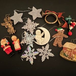 Vintage Christmas Ornaments-Lot of 14